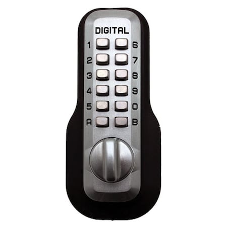 Lockey Lockey M-220-MG Mechanical Keyless Surface Mount Slide Deadbolt - Marine Grade M220-MG